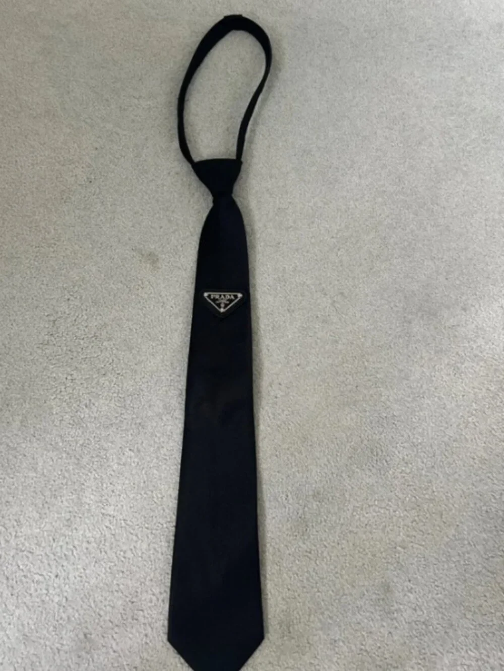 Prada Triangle Logo tie - Picture 1 of 6